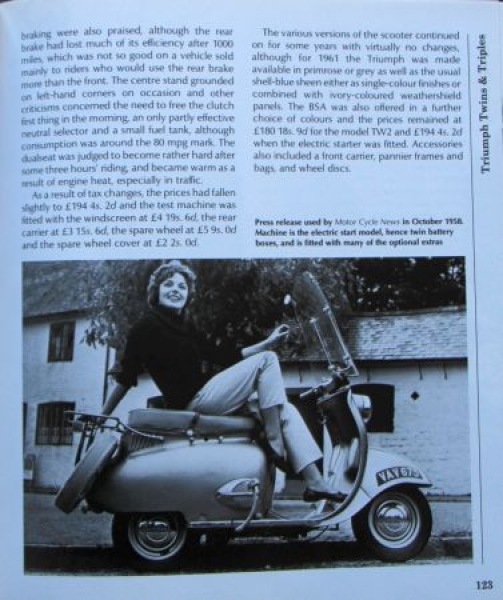 Bacon "Triumph Twins & Triples" Triumph Motorbike-History 1995 (6994)